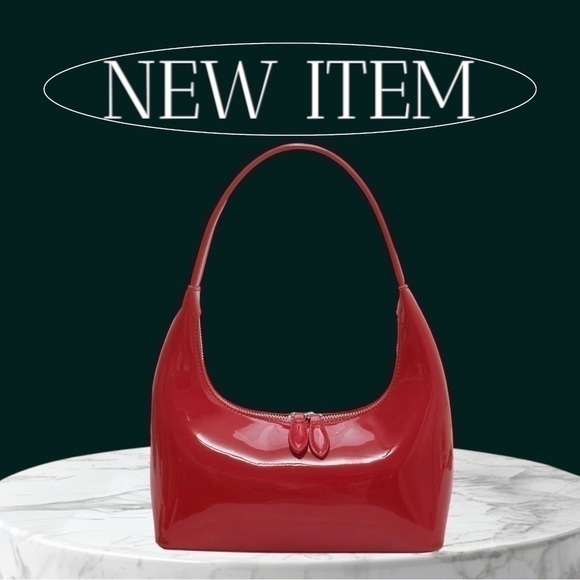 Handbags - Cherry red shoulder bag